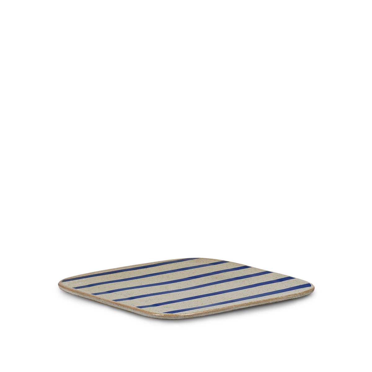 DAN-Ild Serveringsfad 27x27 stribe porcelæn