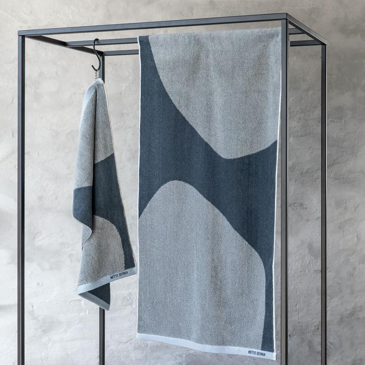 ROCK Badehåndklæde, 70x133, Slate blue*