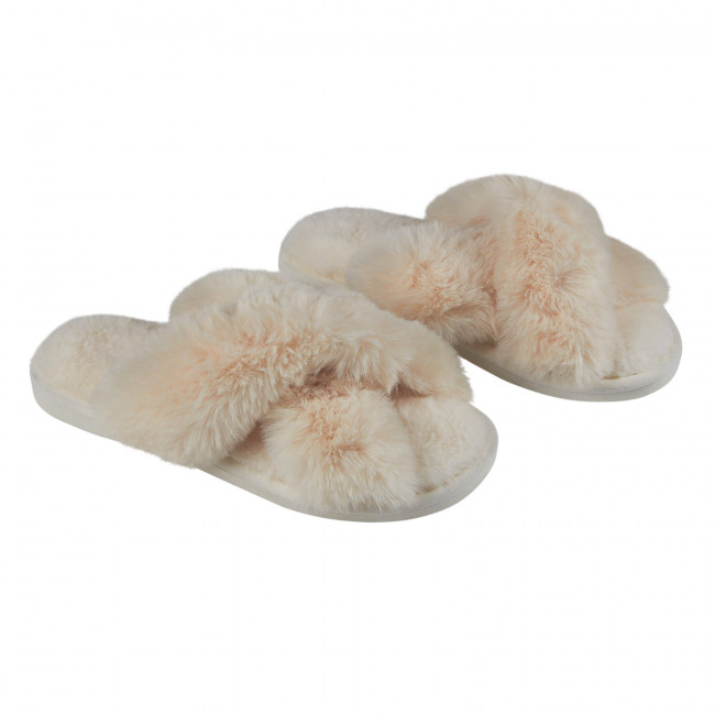 Cozy tøfler, str. 38/39, beige
