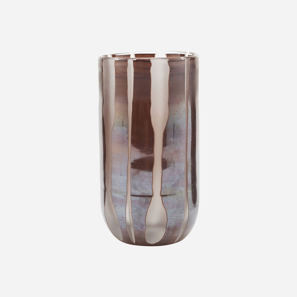  Bai vase, H 15,5 cm, brun