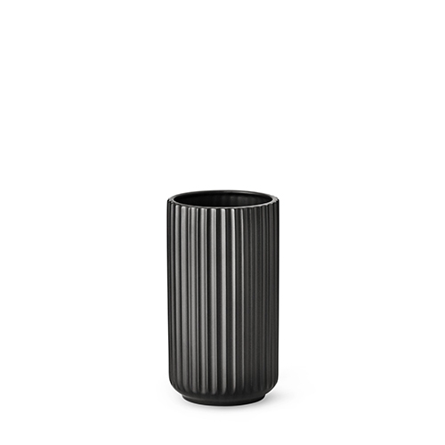 Lyngby vasen, sort 20 cm