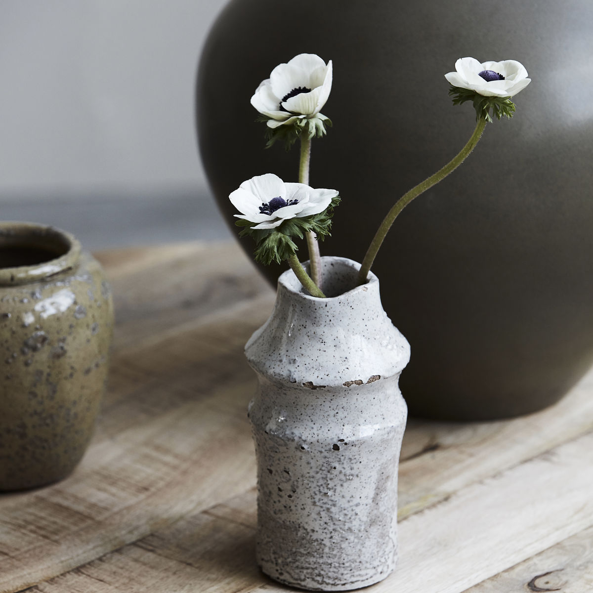  Nature vase, H 20 cm, sand