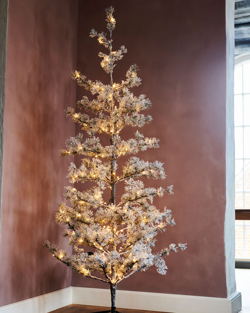 Alfi Træ, 150 led lys, H 180 cm, sne