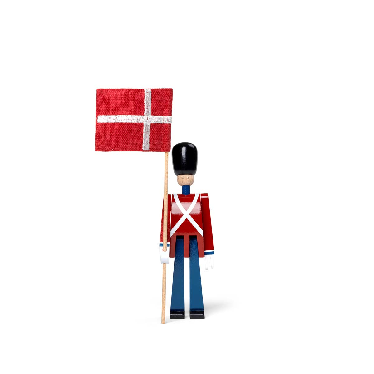 Kay Bojesen Fanebærer mini rød/blå/hvid