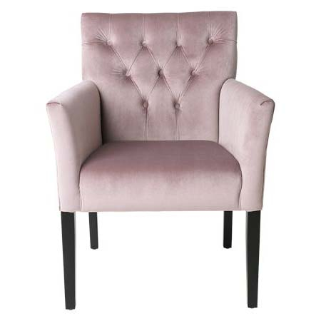 Chair Sander Dining Chair Velvet - OLD ROSE (DS)